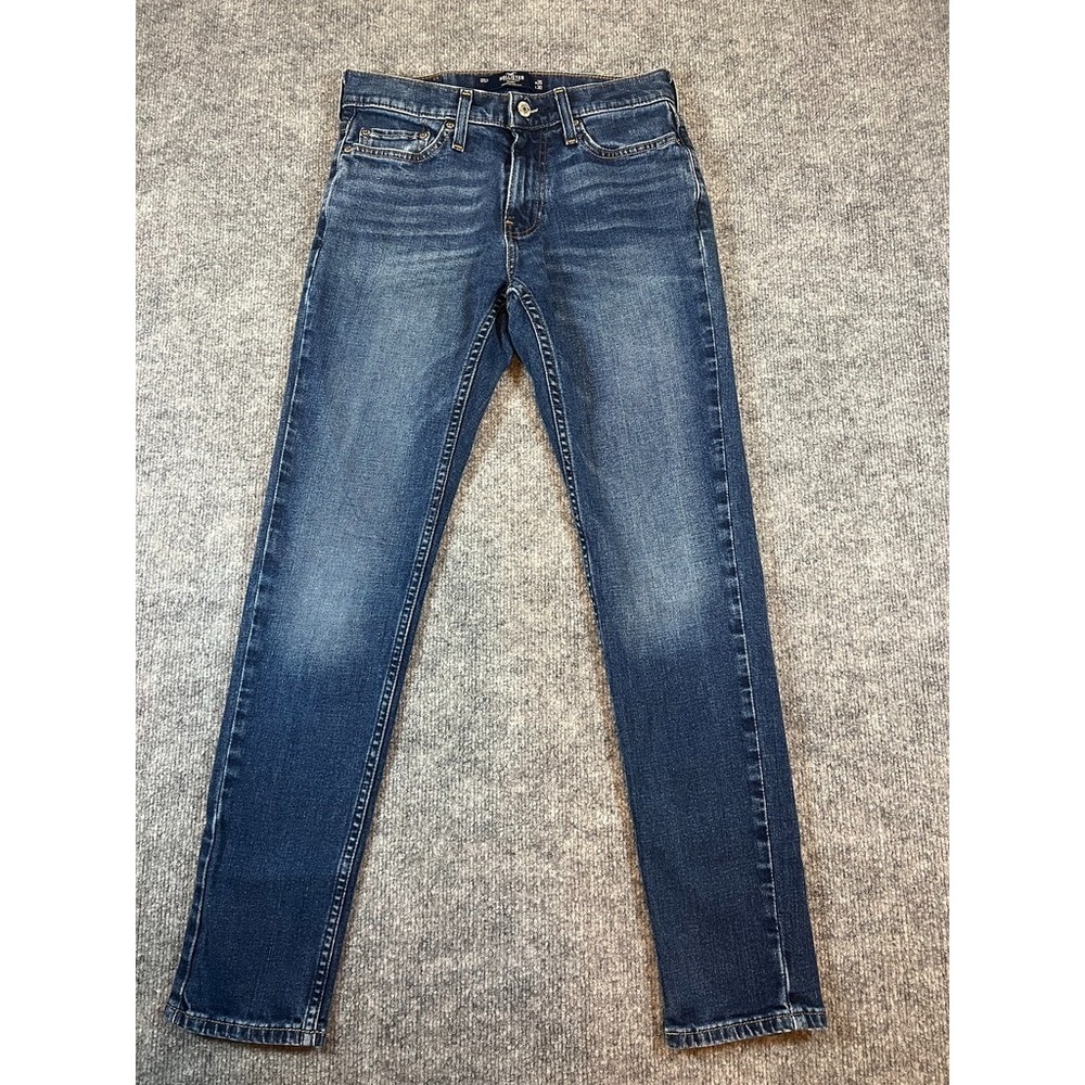 Hollister Epic Flex Skinny Fit Stretch Jeans Denim Women's Size 26x30 Dark Wash
